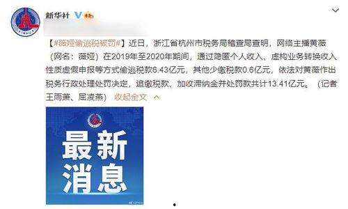 明星网红偷税漏税案例,揭秘娱乐圈税务乱象